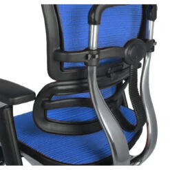 COMFORT Bureaustoel Ergohuman Classic (met Hoofdsteun) - Blauw -Relax Verkoop 51b435f7603e44d18211966cd814ec12