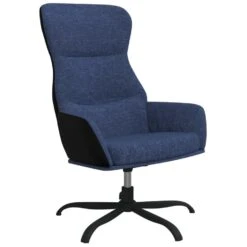 VidaXL Relaxstoel Met Voetensteun Stof Blauw -Relax Verkoop 553caefc2c474f2095bb26962563cfbe