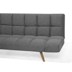Beliani Driezitsbank - INGARO Grijs Polyester -Relax Verkoop 55b4c09de8d64708ba4653d506af11c7