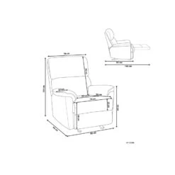 Beliani TV-fauteuil EVERTON - Bruin Polyester -Relax Verkoop 59244a09e9254a83b3219053fe651619