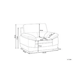 Beliani Fauteuil HORTEN - Bruin Kunstleer -Relax Verkoop 5b832adf0fd04ba58d60e669c9732698