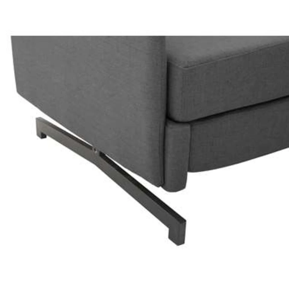 Beliani Tweezitsbank - BELFAST Grijs Polyester 2 Beliani Tweezitsbank - BELFAST Grijs Polyester - Image 2