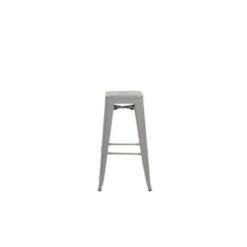 Beliani Barkruk CABRILLO - Zilver Metaal -Relax Verkoop 68cf4ded02b245a2baa3a8ad7d1222e5