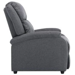 VidaXL Fauteuil Verstelbaar Stof Donkergrijs -Relax Verkoop 7b9569fe182c460193269daf32344880
