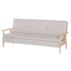 Beliani Slaapbank - TJORN Beige Polyester -Relax Verkoop 803ff283ac994bc6b9f0c4f4719c168e