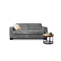 Bank Stuttgart 3-zits - Ribcord - Antraciet -Relax Verkoop 81003138 4000