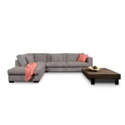 Hoekbank Stuttgart Groot Rechts - Ribcord - Antraciet -Relax Verkoop 81004584 0101