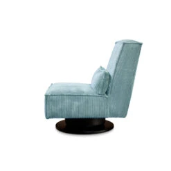 Draaifauteuil Stuttgart - Ribcord - Ijsblauw -Relax Verkoop 81004594 0301