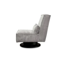 Draaifauteuil Stuttgart - Ribcord - Lichtgrijs -Relax Verkoop 81004595 0301