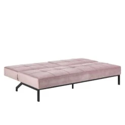 Slaapbank Linz - Velvet Roze -Relax Verkoop 81020378 0400