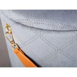 Poef Nevis - Grijs - 38x30x30 Cm -Relax Verkoop 81021755 0300