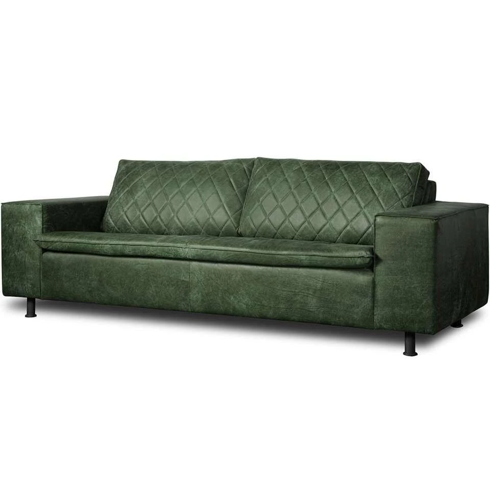Bank Levin 3-zits - Leer - Groen 2 Bank Levin 3-zits - Leer - Groen - Image 2