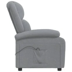 VidaXL Fauteuil Elektrisch Verstelbaar Stof Lichtgrijs 71x90.5x96 Cm -Relax Verkoop 84620681503e45f6a5045fd65d3f492b