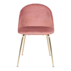 Giga Meubel Eetkamerstoel Velvet Roze Brass - Zithoogte 46cm -Relax Verkoop 8d5cc4cc3d7340b0b1e7893d69fa188b