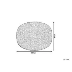 Beliani Poef CONRAD - Grijs Katoen -Relax Verkoop 9a389fdcc2234958befb0ab3ec5b4099 1