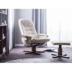 Beliani Massagestoel RELAXPRO - Beige Kunstleer -Relax Verkoop a671a964b72549fb8cf2a782cd46408d