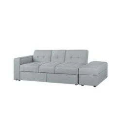 Beliani Driezitsbank - FALSTER Grijs Polyester 7 Beliani Driezitsbank - FALSTER Grijs Polyester -Relax Verkoop b1218d11bf1349b3ab08664301d77784