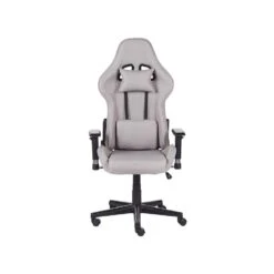 Beliani Gamestoel WARRIOR - Grijs Polyester -Relax Verkoop b69100e5ca6d49a1833478a61f096afc