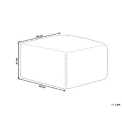 Beliani Poef CUMBUM - Multicolor Jute -Relax Verkoop ba343f78646442f78a8d263289251e2d