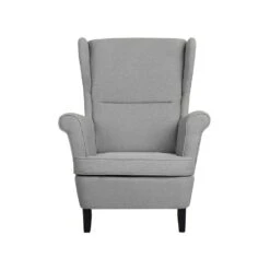 Beliani Oorfauteuil ABSON - Grijs Polyester -Relax Verkoop bc1993e72d08442aa90efe270dce2f2f