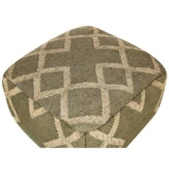 Beliani Poef GOPI - Groen Jute -Relax Verkoop bc4568367acc409bbdd6db006943ba53