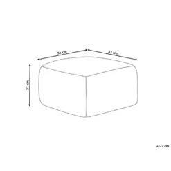 Beliani Poef URPAD - Rood Jute -Relax Verkoop be79b51a110f411ba599e4aeae8db27a