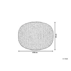 Beliani Poef CONRAD - Wit Katoen -Relax Verkoop bec1c242ee08450c861a93f9d14a1e38 1