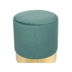 Beliani Poef SOPHIA - Groen Fluweel -Relax Verkoop bedf1fd24b7c41c890b1359e94404a25
