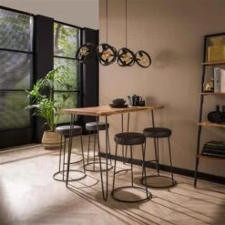 Hoyz - Barkruk Kunstleder - Grijs - 4 Stuks -Relax Verkoop c0733aaa2a0b4dc2bf758b7abbb7c079