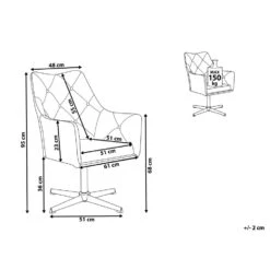 Beliani Fauteuil VAKSALA - Grijs Fluweel -Relax Verkoop c9a2294f583e4dc694b499826ddb80b6