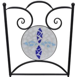 VidaXL Bistrostoelen Inklapbaar 2 St Keramiek Blauw En Wit 7 VidaXL Bistrostoelen Inklapbaar 2 St Keramiek Blauw En Wit -Relax Verkoop d04a9350bb2643faaf59fb16731743b7