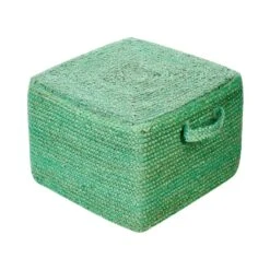 Beliani Poef DHADAR - Groen Jute -Relax Verkoop d443b826751e4e599d180a3b6485cd7c