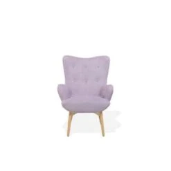 Beliani Fauteuil VEJLE - Paars Fluweel -Relax Verkoop de5fa771acab4e6591d5135625bb9dc3