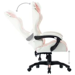 VidaXL Racestoel Kunstleer Roze -Relax Verkoop e1582b0751a24d4e949f69b104cbe22d