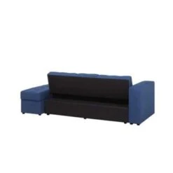 Beliani Driezitsbank - FALSTER Blauw Polyester -Relax Verkoop ee9356ed64f74fd3ba6b92b46a4157bc