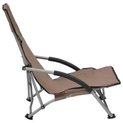 VidaXL Strandstoelen 2 St Inklapbaar Stof Taupe -Relax Verkoop f5e844f740ba4d8486b6b53d25c421cd