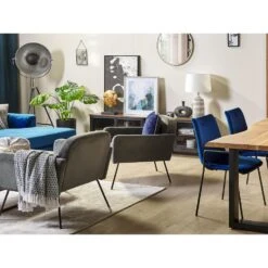 Beliani Fauteuil NARKEN - Grijs Fluweel 7 Beliani Fauteuil NARKEN - Grijs Fluweel -Relax Verkoop f7228b3b77744f1e998c8f1696986d3a