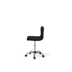 Beliani Bureaustoel ORLANDO - Zwart Polyester -Relax Verkoop f9544f56008340b89bb24fed7307d02b
