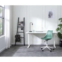 Bureaustoel Senja - Kunststof - Groen - Wit Metaal -Relax Verkoop sf 11301217 9051